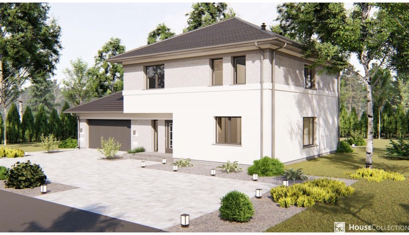 Dom nad Brdą - Projekty domów klasycznych
